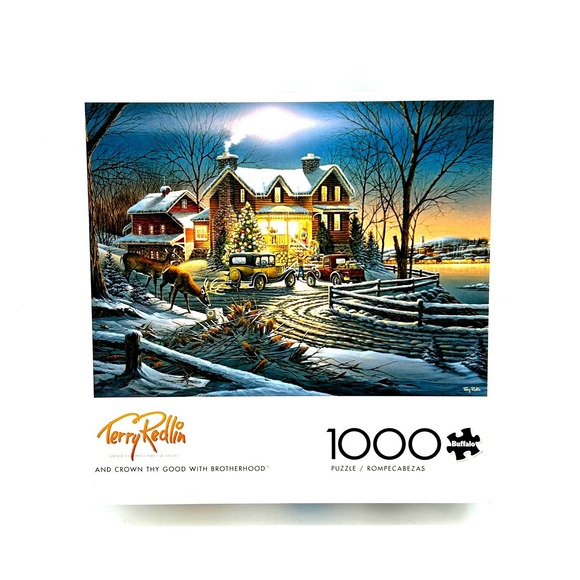 Buffalo Games Other - Buffalo Games Terry Redlin And Crown Thy Good With Brotherhood Puzzle 1000Pc